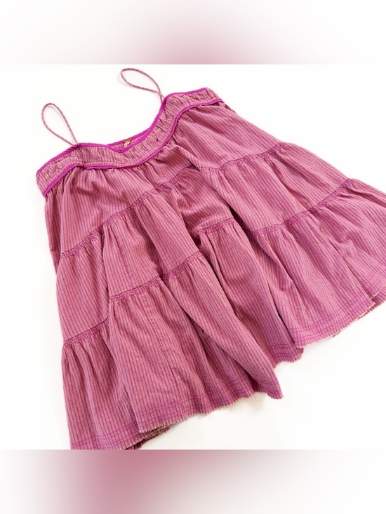 Free People Dresses & Skirts - Free People Dress Womens Large Wilder Days Striped Mini Boho